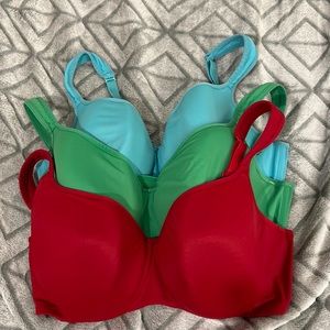 Set of 3 Cacique Lightly Lined Balconette Bras